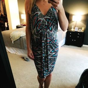 Multi-color Misa LA Midi Dress